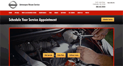 Desktop Screenshot of antwerpennissanclarksvilleservice.com